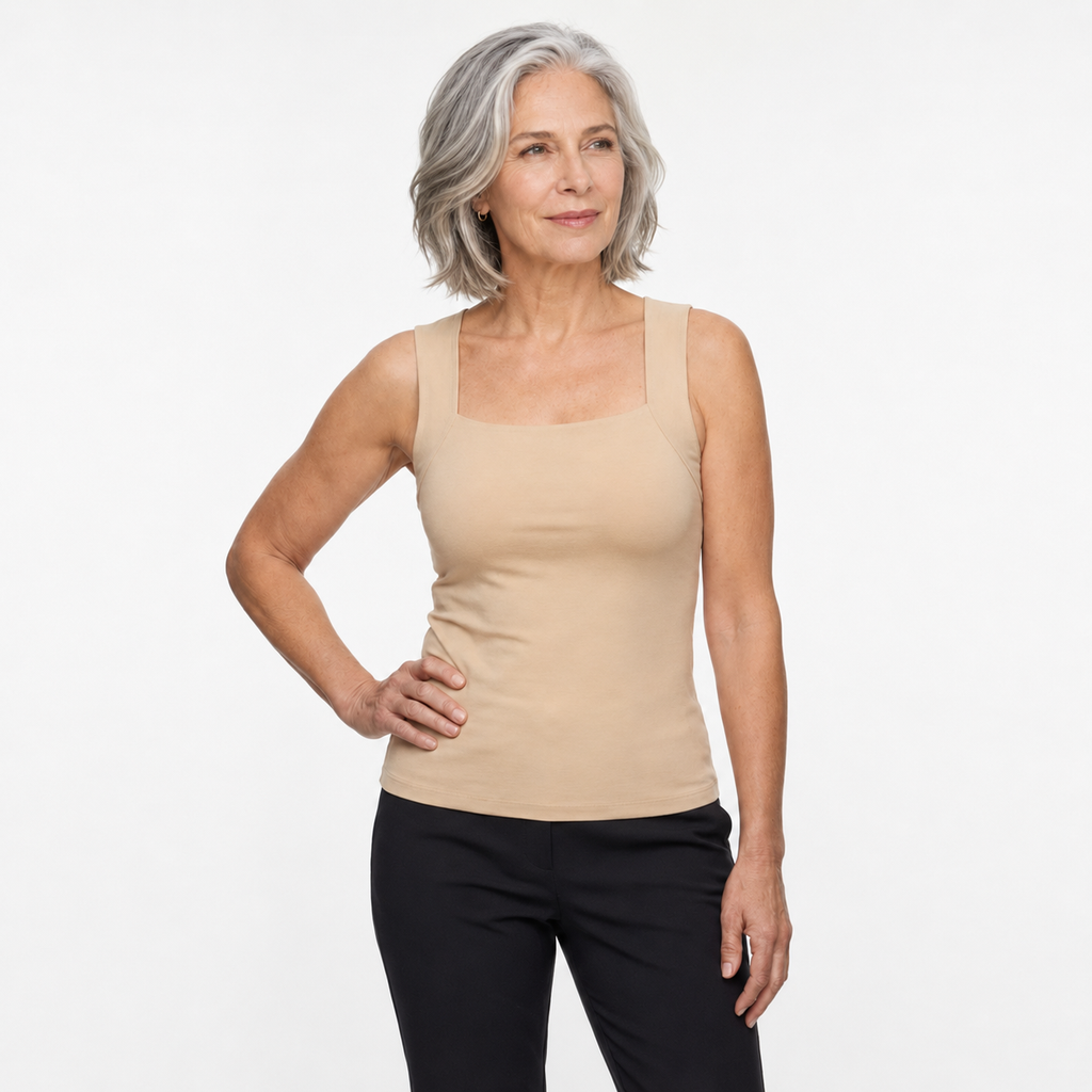 Débardeur Soutien-Gorge Intégré Sans Armature