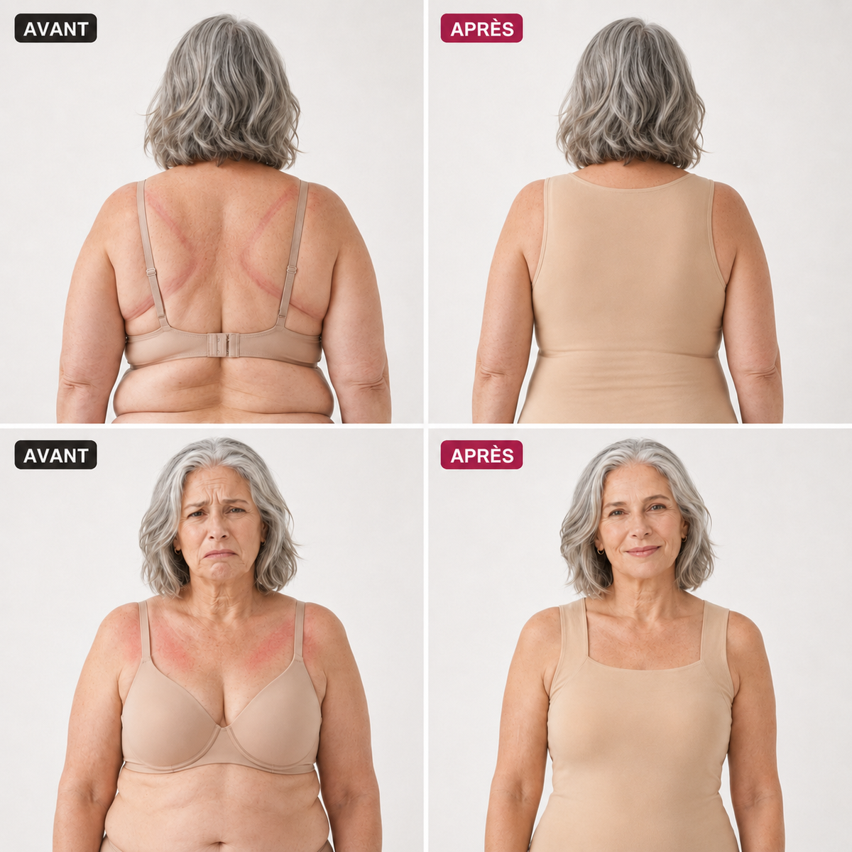 Débardeur Soutien-Gorge Intégré Sans Armature